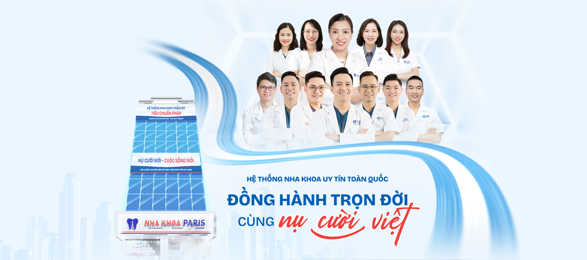 Đội ngũ bác sĩ Nha Khoa Paris – 3000 ca mỗi năm