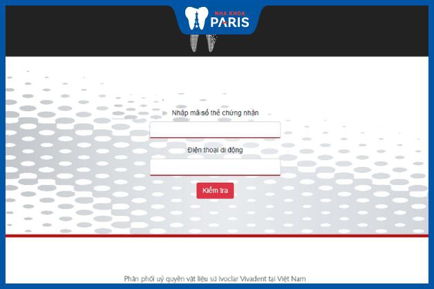 Trang web kiểm tra răng sứ Emax