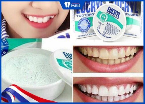 bột tẩy trắng răng Eucryl có hiệu quả không