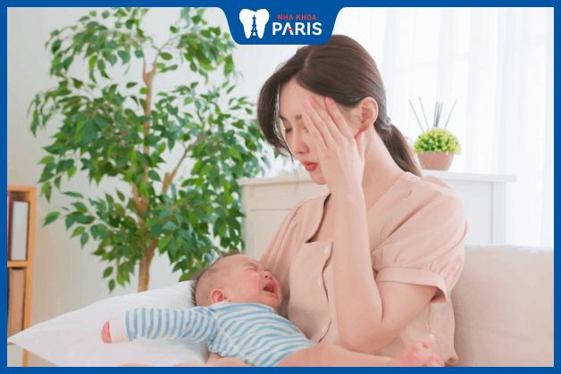 Stress do đau nhức ảnh hưởng xấu tới cả mẹ và bé