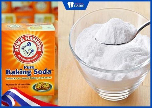 cạo vôi răng bằng muối và baking soda