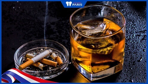 Hút thuốc lá, Rượu bia nhiều dẫn đến hôi miệng