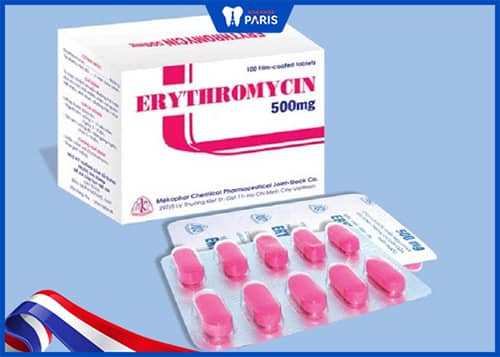 Thuốc Erythromycin trị viêm lợi