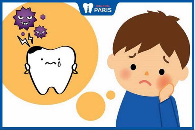 Nguyên nhân sâu răng ở trẻ em chủ yếu là do vi khuẩn và chất carbohydrate.