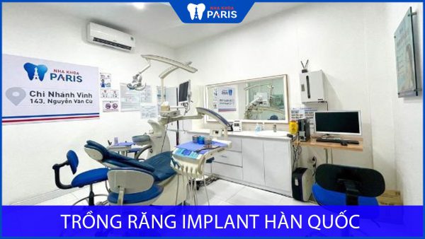 Trồng răng Implant Hàn quốc giá cực sốc tại Paris