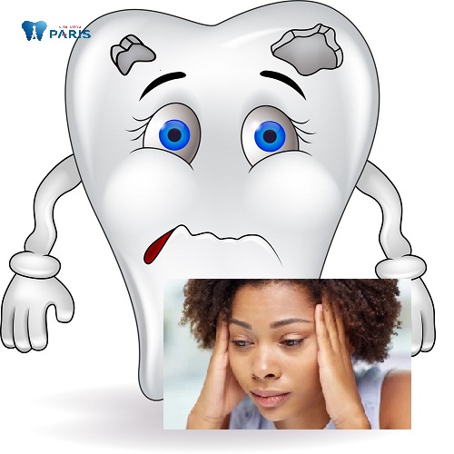 Sâu răng cửa gây cảm giác đau nhức khó chịu, mệt mỏi, stress.