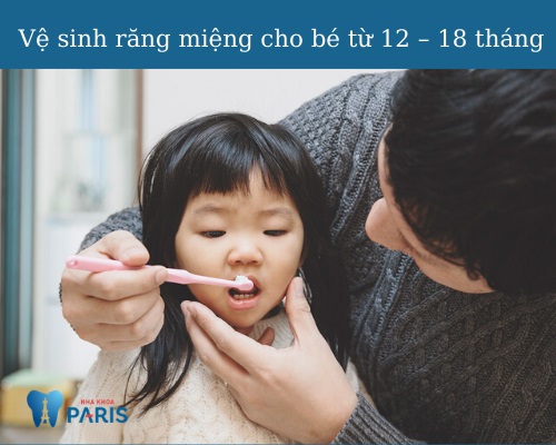Chăm sóc răng miệng cho bé 1 tuổi