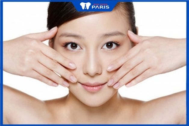 Massage mặt giúp cải thiện cơ má, cằm, mũi, trán 