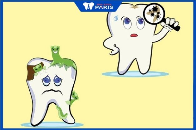 Răng thiếu khoáng chất F dễ bị hư hại