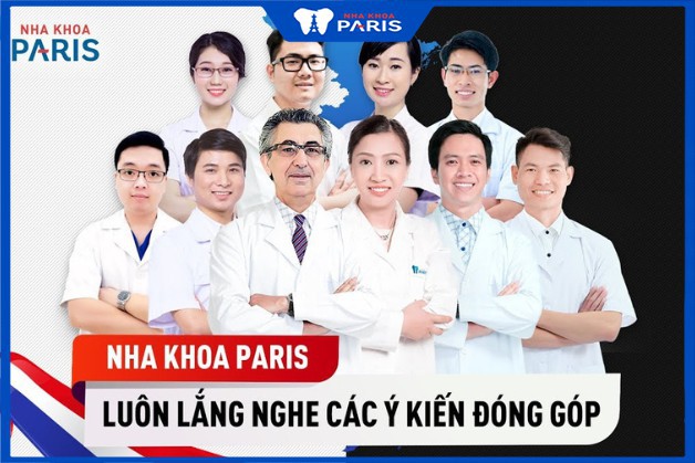 Đội ngũ bác sĩ tại nha khoa Paris