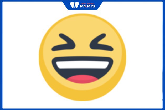 Emoji cười hé răng mang đến năng lượng tích cực