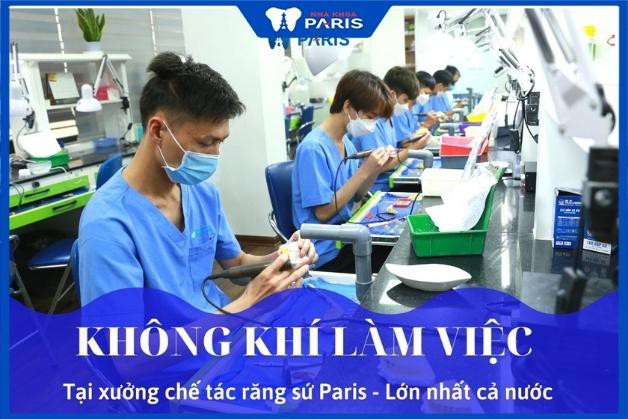 Xưởng chế tạo răng sứ của Nha Khoa Paris