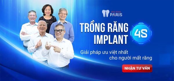 Nha khoa Paris – Trồng răng Implant ưu đãi 45%