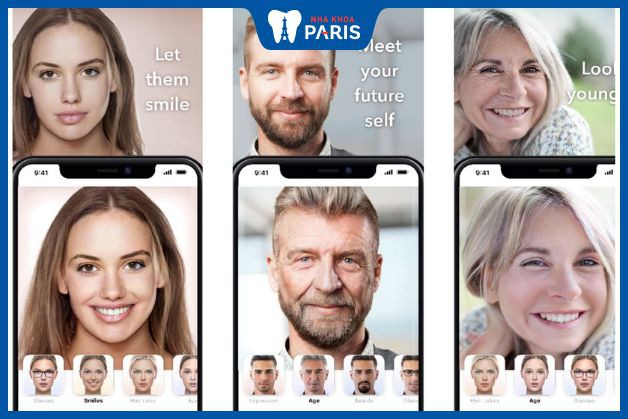 App chỉnh miệng Faceapp