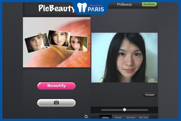 Picbeauty có thể chỉnh ảnh online và offline
