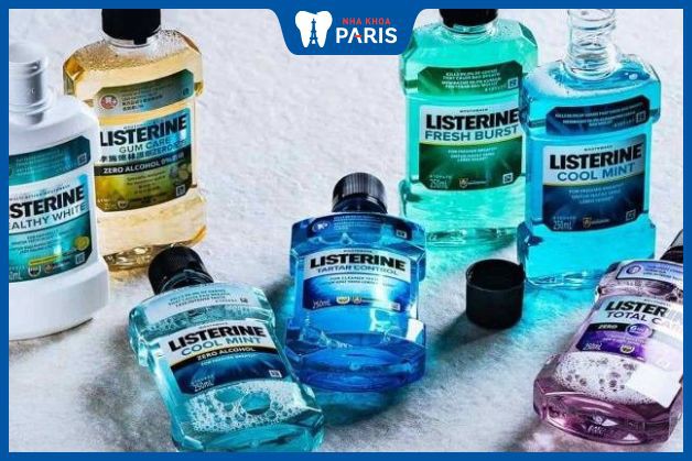 Nước súc miệng Listerine không chứa cồn