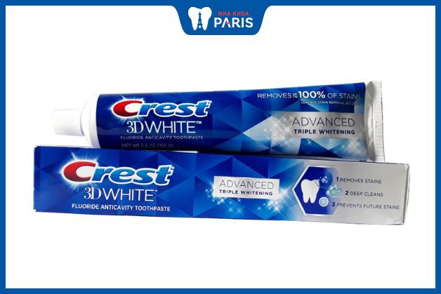 Kem đánh răng Crest 3D White - kem đánh răng tốt nhất thế giới