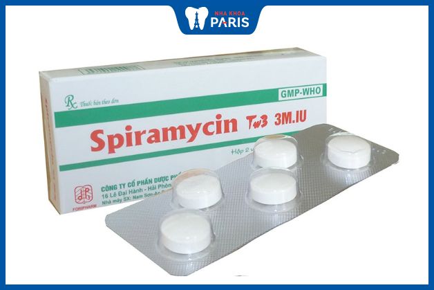 Thuốc giảm đau nhức răng khôn Spiramycin
