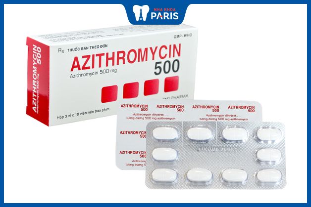 Thuốc Azithromycin được sử dụng để điều trị bệnh lý viêm họng