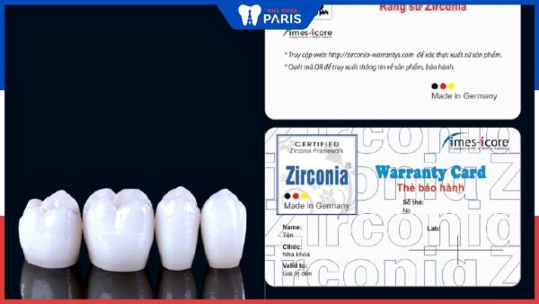 6 lưu ý quan trọng về thẻ bảo hành răng sứ Zirconia 