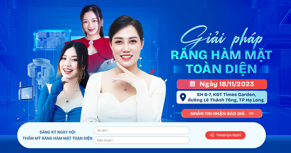 NGÀY HỘI THẨM MỸ RĂNG HÀM MẶT | Đột phá công nghệ phục hình răng mất