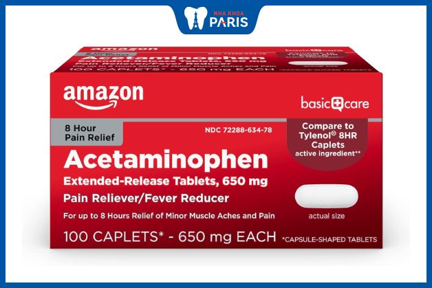 Thuốc giảm đau không kháng viêm Acetaminophen