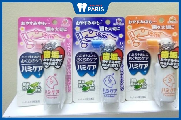 Xịt chống sâu răng của Nhật Hamikea dễ sử dụng