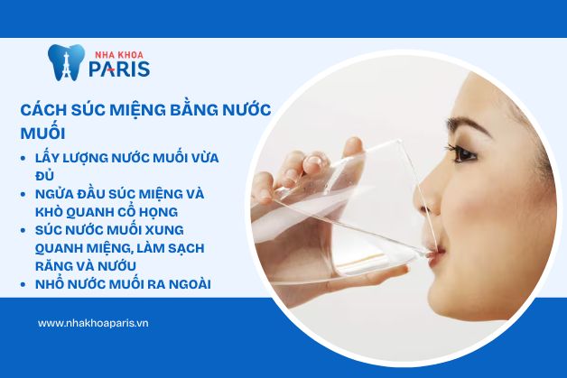 Hướng dẫn cách súc miệng bằng nước muối