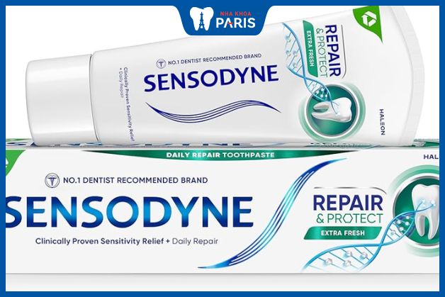 Sensodyne Repair And Pro Extra bảo vệ răng sứ trước những tác nhân có hại