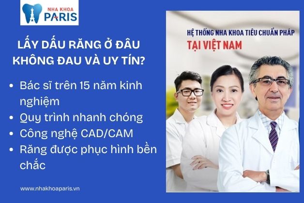 Hệ thống Nha khoa Paris có hơn 10 năm hoạt động với 15 cơ sở toàn quốc