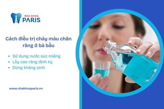 Tư vấn cách điều trị chảy máu chân răng an toàn cho mẹ bầu