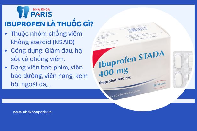 Khái niệm thuốc ibuprofen là thuốc gì?