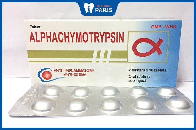 Thuốc chống phù nề Alphachymotrypsin