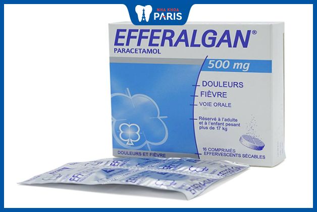 Thuốc Efferalgan có thể dùng giảm đau khi niềng