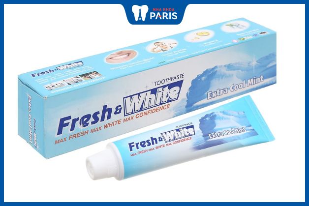 Kem chải răng White & White Fresh Mint