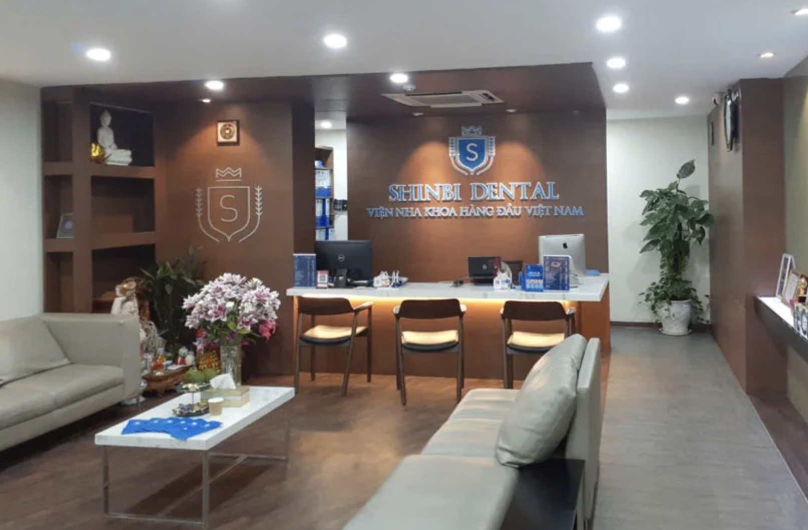 Không gian sang trọng của nha khoa Shinbi