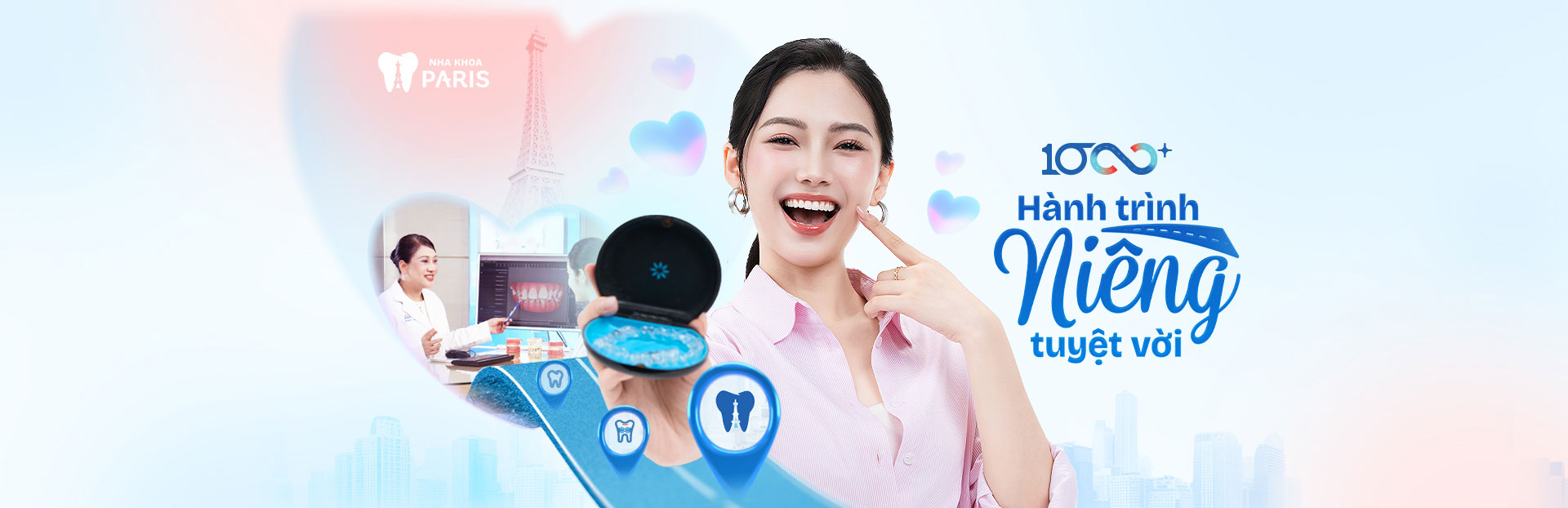 1000 Hành trình niềng răng tuyệt vời