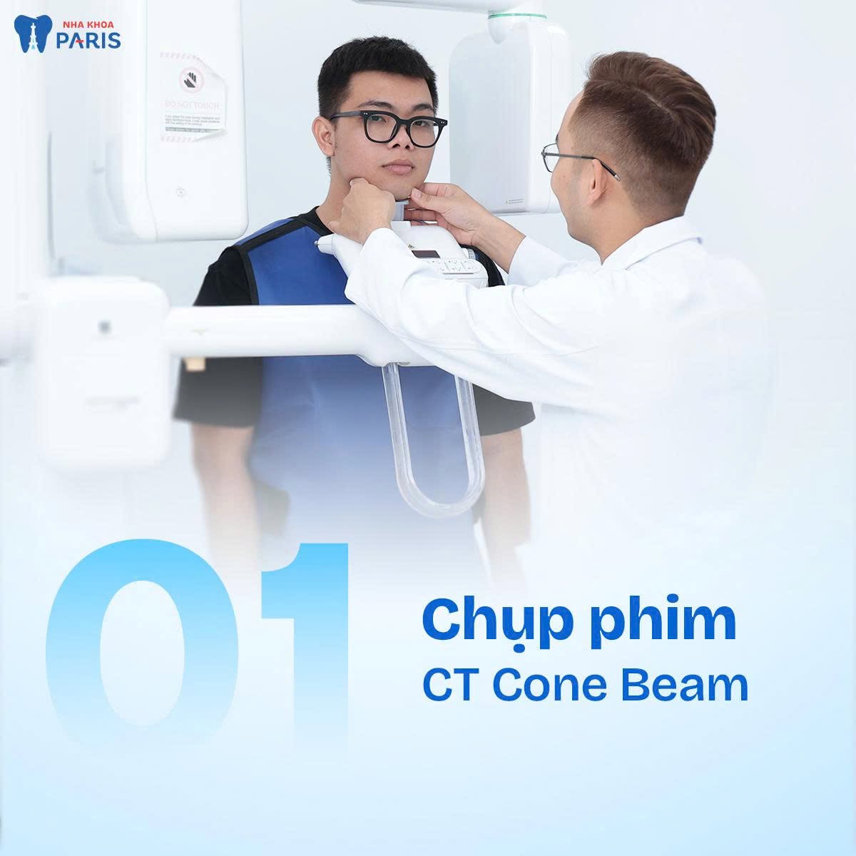 Chụp phim hoặc quét răng khi cần
