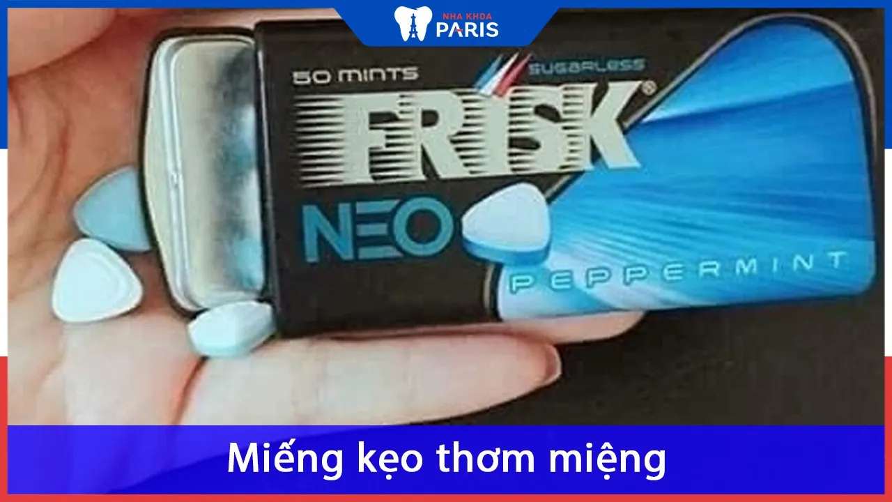 Miếng kẹo thơm miệng – Hơi thở thơm mát suốt cả ngày