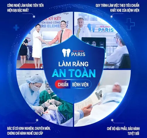 Tiêu chuẩn chất lượng đạt chuẩn quốc tế tại Nha Khoa Paris
