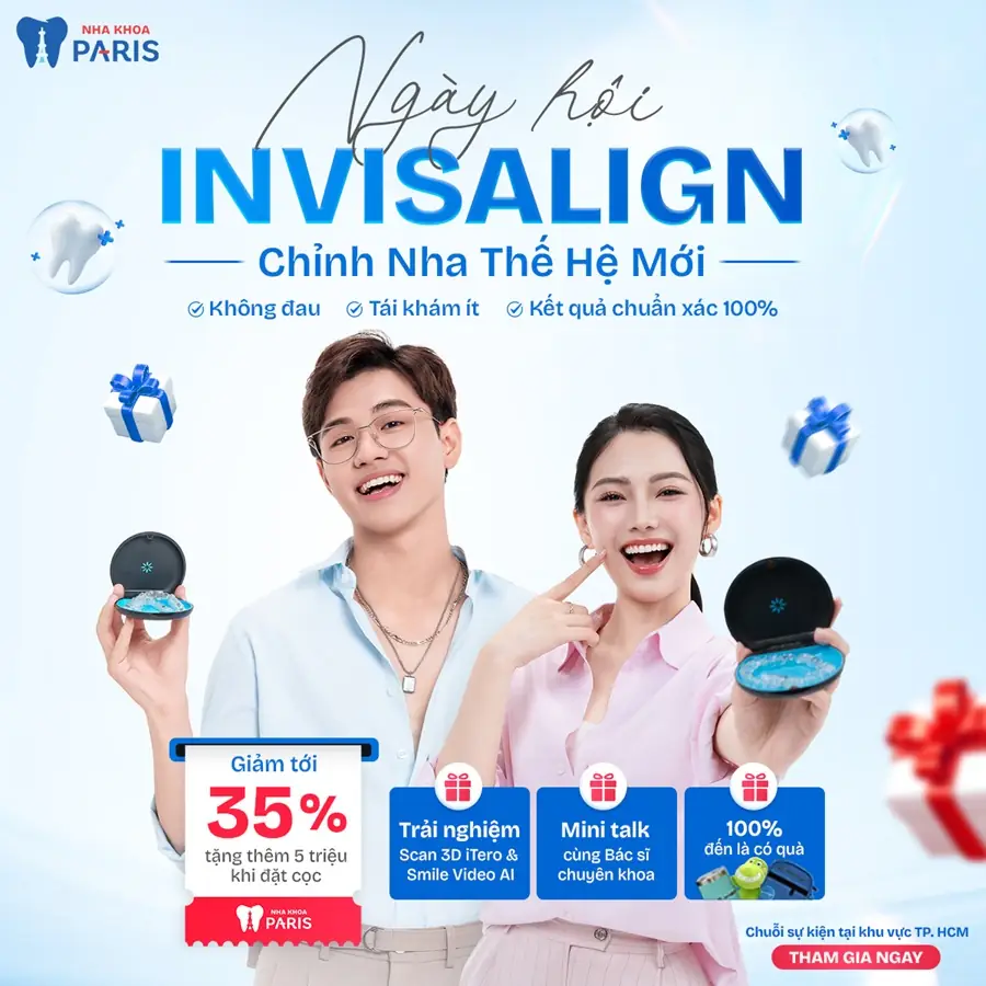 Ngày hội Invisalign – Chỉnh nha thế hệ mới tại nha khoa Paris